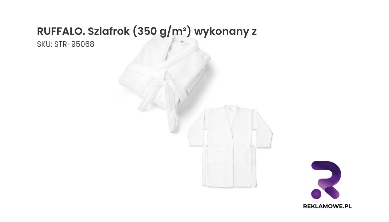 Szlafrok RUFFALO, 350 g/m², miękki i komfortowy