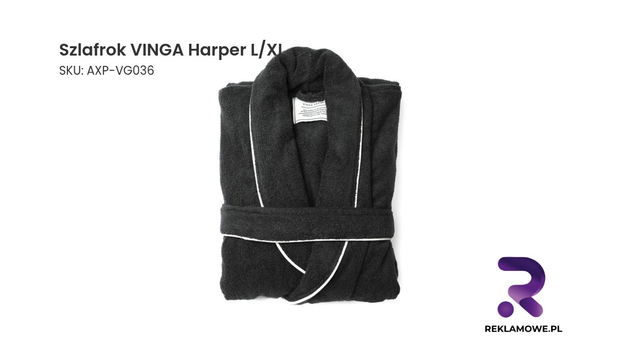 Szlafrok VINGA Harper w rozmiarze L/XL