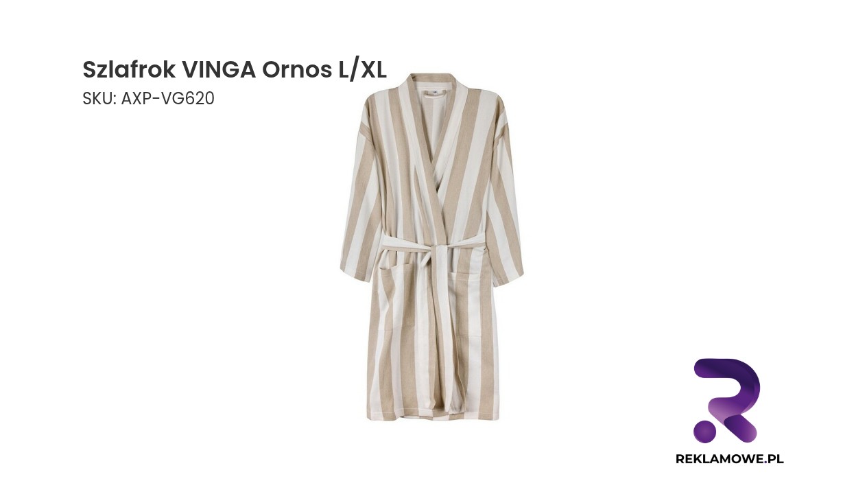 Szlafrok VINGA Ornos L/XL Szlafrok VINGA Ornos w rozmiarze L/XL